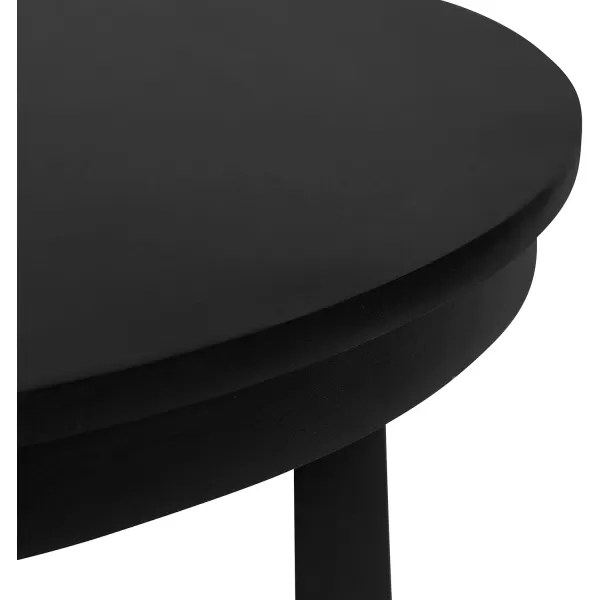 imageKate and Laurel Aja Wood Coffee Table 26x26x16 Walnut BrownBlack