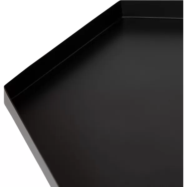 imageKate and Laurel Kashvi Hexagon Side Table 17x15x20 BlackBlack
