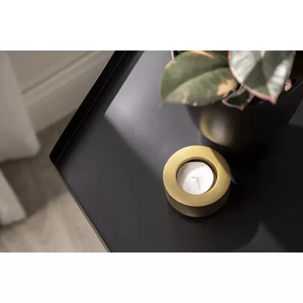 imageKate and Laurel Kashvi Hexagon Side Table 17x15x20 BlackBlack