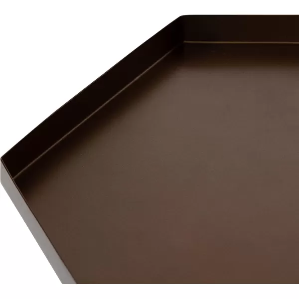imageKate and Laurel Kashvi Hexagon Side Table 17x15x20 BlackBronze