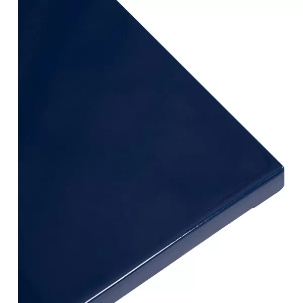 imageKate and Laurel Lockhardt Modern Decorative C Side Table as a TV Tray Bedroom Accent Piece or a Versatile Laptop Stand 19x13x27 Navy BlueNavy Blue