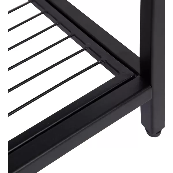 imageKate and Laurel Randall Storage Table 24x12x26 Rustic BrownBlack