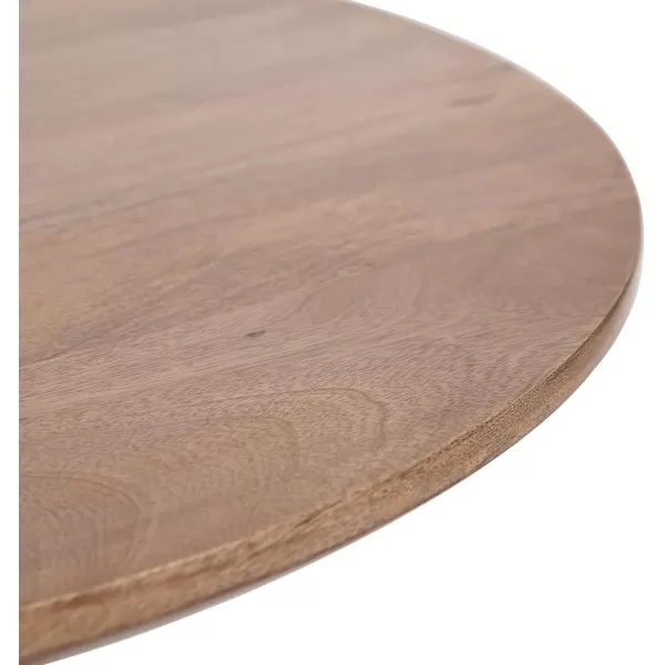 imageKate and Laurel Soleyn Coffee Casual Wooden Table with Curved Legs 27 x 27 x 19 Natural Brown