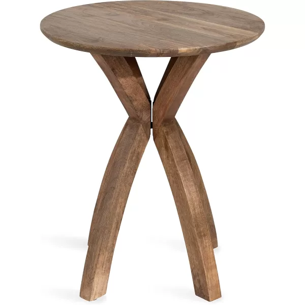 imageKate and Laurel Soleyn Round Wood Side Table 20x20x25 NaturalNatural