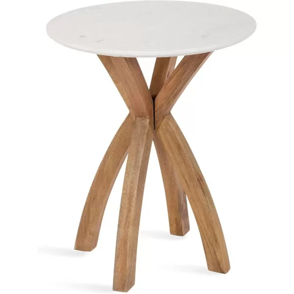 imageKate and Laurel Soleyn Round Wood Side Table 20x20x25 NaturalNatural