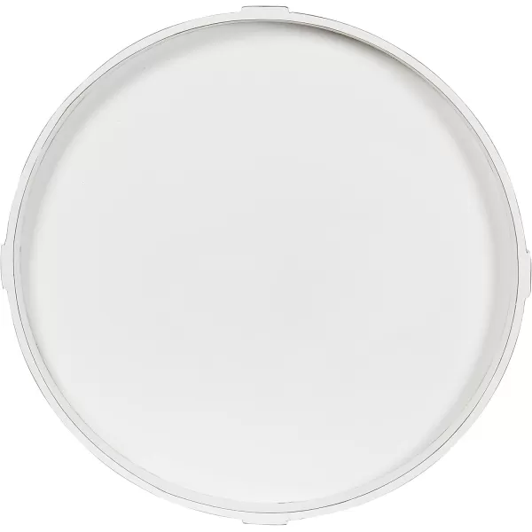 imageKate and Laurel Bellport Coastal Round Wood Side Table 20 x 20 x 24 White Chic End Table Accent for Storage and Display