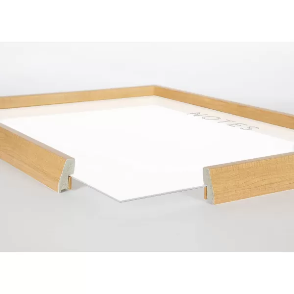 imageKate and Laurel Blake Notes Framed Printed DryErase Glass Wall Art by The Creative Bunch Studio 18x24 Natural DryErase Board for Wall