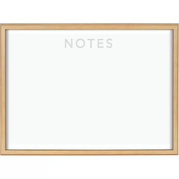 imageKate and Laurel Blake Notes Framed Printed DryErase Glass Wall Art by The Creative Bunch Studio 18x24 Natural DryErase Board for Wall
