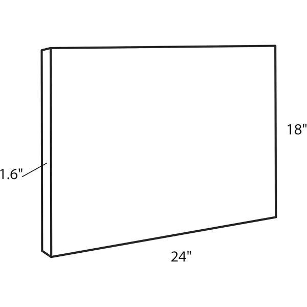 imageKate and Laurel Blake Notes Framed Printed DryErase Glass Wall Art by The Creative Bunch Studio 18x24 Natural DryErase Board for Wall