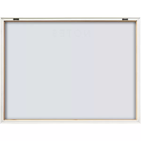 imageKate and Laurel Blake Notes Framed Printed DryErase Glass Wall Art by The Creative Bunch Studio 18x24 Natural DryErase Board for Wall