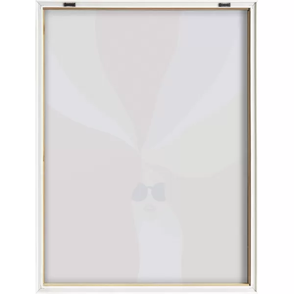 imageKate and Laurel Blake Rainbow Girl Framed Printed Glass Wall Art by Dominique Vari 18x24 Natural Chic Glass Art Display