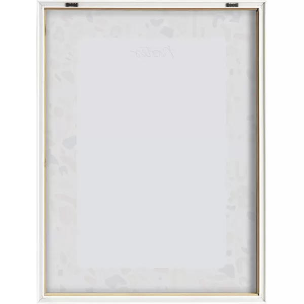 imageKate and Laurel Blake Terrazo Notes Framed Printed Glass Wall Art by Alja Horvat 18x24 Natural Modern Wall Organizer