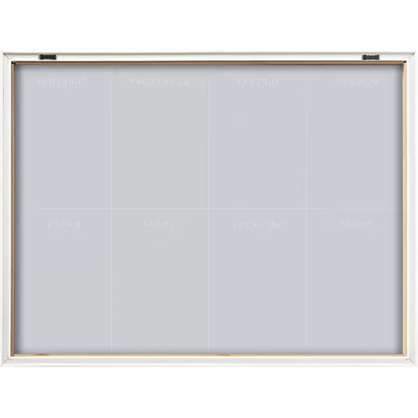 imageKate and Laurel Blake This Week Framed Printed Glass Dry Erase Board by The Creative Bunch Studio 18x24 Natural Printed Glass Wall Dcor