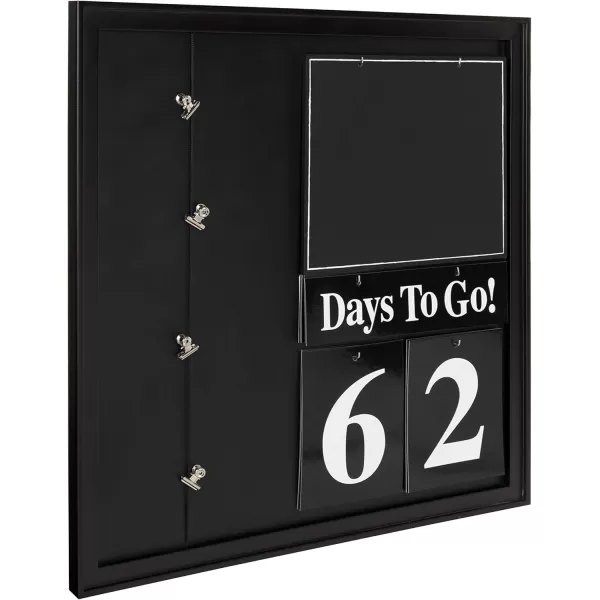 imageKate and Laurel Kayden 30 Day Countdown Collage 22x22 Black