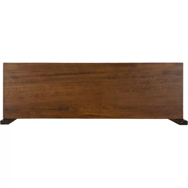 imageKate and Laurel Meridien MidCentury Wall Shelves 24quot x 8quot x 24quot Walnut Transitional Wall Decor and Storage