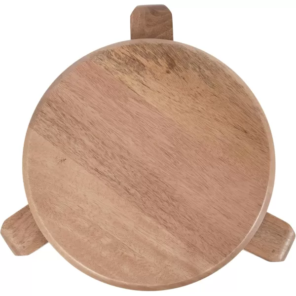 imageKate and Laurel Stuart Transitional Circle Nightstand Use as Indoor Plant Stand or Living Room Accent Table 14x14x20 Natural