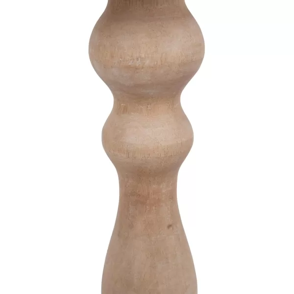 imageKate and Laurel Tourneaux Traditional Wooden Round Side Table 16 x 26 Light Natural Elegant Vintage Pedestal Table for Use as Living Room End Table Indoor Plant Stand or Bedroom NightstandNatural