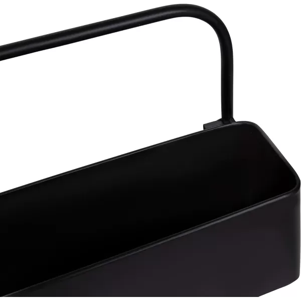 imageKate and Laurel Yeager Modern Pocket Wall Organizer 21 x 14 Black Decorative Mail and Key Holder for Wall