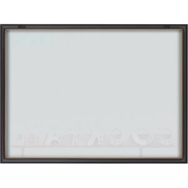 imageKate and Laurel Blake Cocktail Hour Framed Printed Glass Art or Dry Erase Board by Robert Cadloff of Bomobob 18x24 Gray Multifunction Home Decor