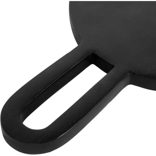 imageKate and Laurel Staven Transitional TwoPiece Serving Boards Set 7 x 22 and 14 x 18 Black Modern FoodSafe Charcuterie Boards with Solid Mango Construction for Use as Kitchen Countertop Decor