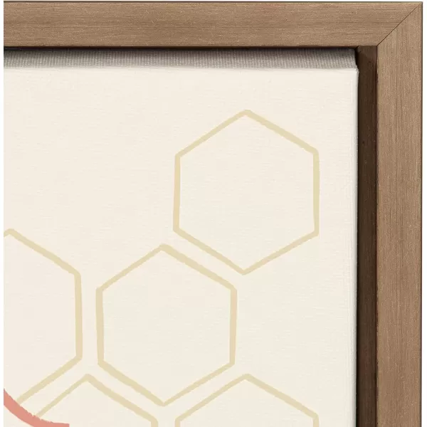 imageKate and Laurel Sylvie Sweet Simple Things Framed Canvas Wall Art by Valerie McKeehan of Lily and Val 18x24 Gold Inspirational Quote Art for Wall