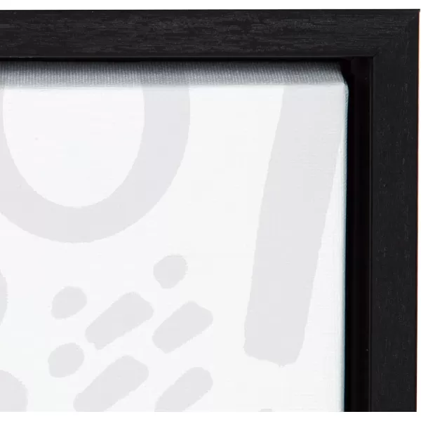 imageKate and Laurel Sylvie Boom Box Boy 2 Framed Canvas Wall Art by Molly Fabiano 18x24 Black Robot Art for Wall