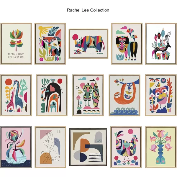 imageKate and Laurel Sylvie Mid Century Modern Tropical Toucan Framed Canvas Wall Art by Rachel Lee of My Dream Wall 18x24 Natural Tropical Bird Art for WallNatural
