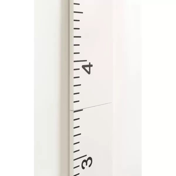 imageKate and Laurel Modern 65Foot Growth Chart Wooden Wall Ruler 8 x 72 White Decorative WallMounted Height Chart for Kids for Use as Nursery or Childrens Bedroom DecorWhite