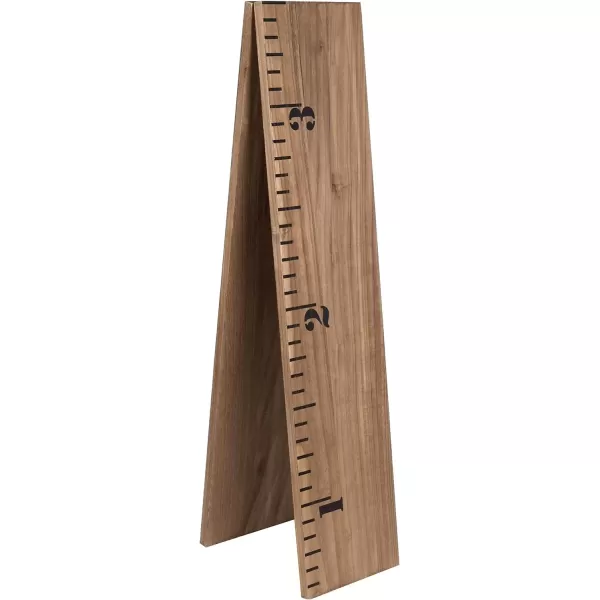 imageKate and Laurel Modern 65Foot Growth Chart Wooden Wall Ruler 8 x 72 White Decorative WallMounted Height Chart for Kids for Use as Nursery or Childrens Bedroom DecorRustic Brown