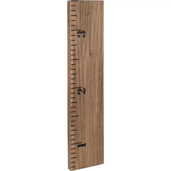imageKate and Laurel Modern 65Foot Growth Chart Wooden Wall Ruler 8 x 72 White Decorative WallMounted Height Chart for Kids for Use as Nursery or Childrens Bedroom DecorRustic Brown