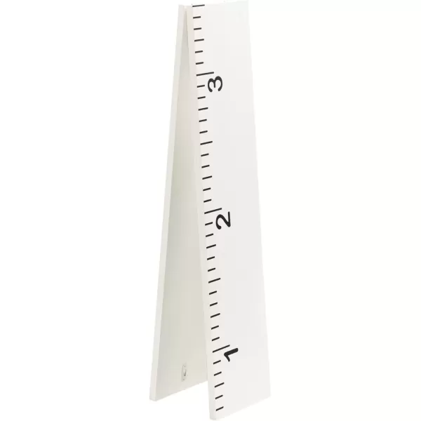 imageKate and Laurel Modern 65Foot Growth Chart Wooden Wall Ruler 8 x 72 White Decorative WallMounted Height Chart for Kids for Use as Nursery or Childrens Bedroom DecorWhite