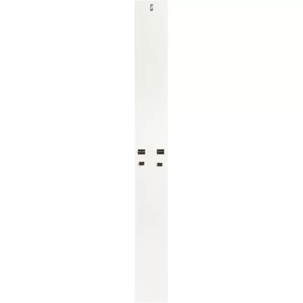 imageKate and Laurel Modern 65Foot Growth Chart Wooden Wall Ruler 8 x 72 White Decorative WallMounted Height Chart for Kids for Use as Nursery or Childrens Bedroom DecorWhite