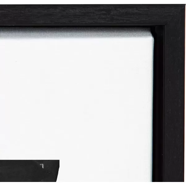 imageKate and Laurel Sylvie Black and White Scandi Abstract Ring of Light 2 Gesture 1 and Reversible No 1 Framed Canvas Wall Art Set by Various Artists Set of 4 18x24 and 14x18 Natural Wall DcorBlack