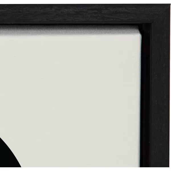 imageKate and Laurel Sylvie Mid Century Modern Lemur Framed Canvas Wall Art by Rachel Lee of My Dream Wall 18x24 Natural Colorful Animal Art for WallBlack