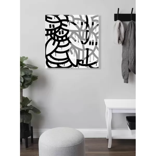 imageKate and Laurel x Arm of Casso Collaboration It Still Dont Matter if Youre Black or White Floating Acrylic Art 23x23 Black and White Abstract Art for Wall