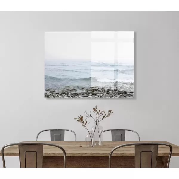 imageKate and Laurel x F2Images Collaboration Titled Waving Floating Acrylic Art 23x31 Decorative Coastal Wall Decor