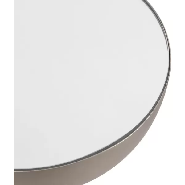imageKate and Laurel Chandon MidCentury Sophisticated Drink Table 8 x 8 x 23 Antique Nickel Glam Sculptural Plant Pedestal Table for Use as Antique Mini Table or Bathtub Accent Table