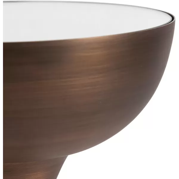 imageKate and Laurel Chandon MidCentury Sophisticated Drink Table 8 x 8 x 23 Bronze Glam Sculptural Plant Pedestal Table for Use as Antique Mini Table or Bathtub Accent Table