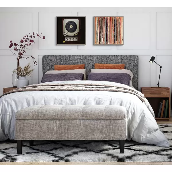 imageKate and Laurel Sylvie 33RPM Framed Canvas Wall Art by Robert Cadloff of Bomobob 18x24 Black Decorative Music Art for WallGray