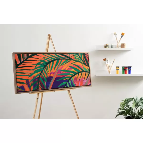 imageKate and Laurel Sylvie Blank Framed Canvas Wall Art 28x38 Natural Modern Empty Canvas for PaintYourOwn Art Premium Canvas Already Framed