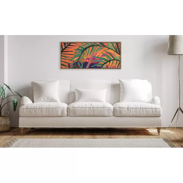 imageKate and Laurel Sylvie Blank Framed Canvas Wall Art 28x38 Natural Modern Empty Canvas for PaintYourOwn Art Premium Canvas Already Framed
