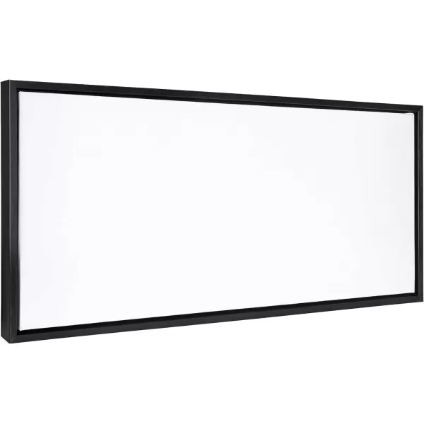imageKate and Laurel Sylvie Blank Framed Canvas Wall Art 30x30 Natural Modern Empty Canvas for PaintYourOwn Art Premium Canvas Already FramedBlack