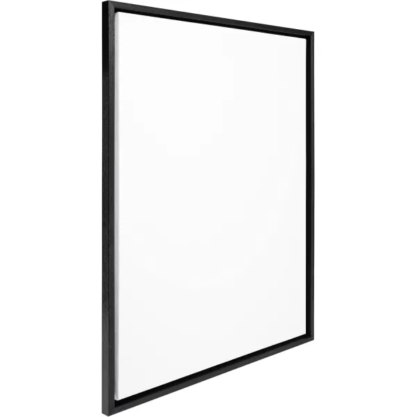 imageKate and Laurel Sylvie Blank Framed Canvas Wall Art 30x30 Natural Modern Empty Canvas for PaintYourOwn Art Premium Canvas Already FramedBlack