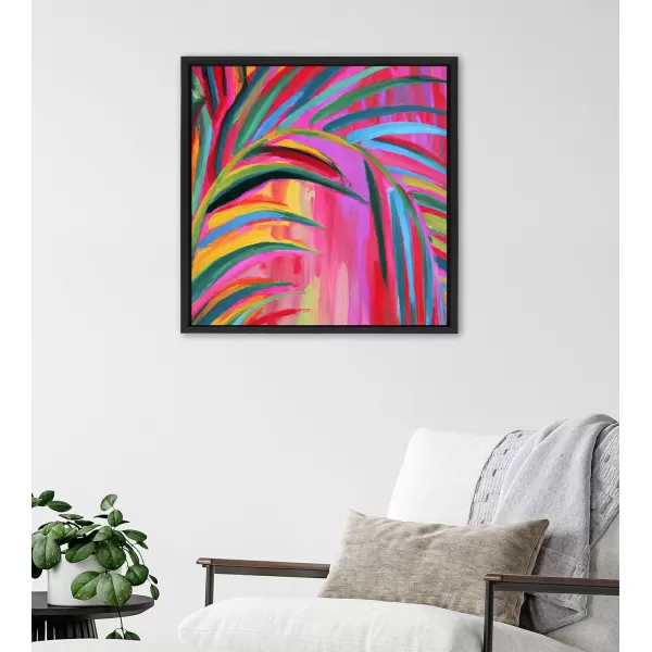 imageKate and Laurel Sylvie Blank Framed Canvas Wall Art 30x30 Natural Modern Empty Canvas for PaintYourOwn Art Premium Canvas Already FramedBlack