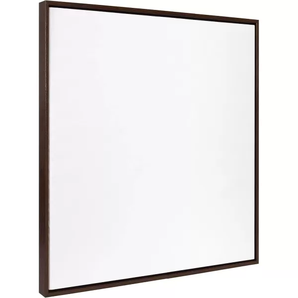 imageKate and Laurel Sylvie Blank Framed Canvas Wall Art 30x30 Natural Modern Empty Canvas for PaintYourOwn Art Premium Canvas Already FramedBrown