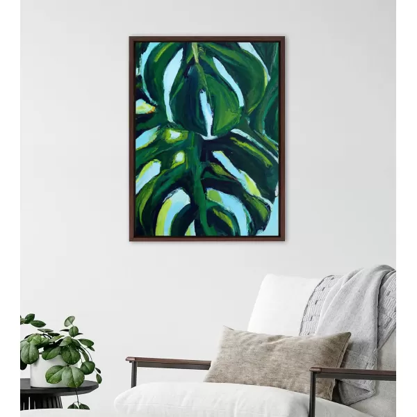 imageKate and Laurel Sylvie Blank Framed Canvas Wall Art 30x30 Natural Modern Empty Canvas for PaintYourOwn Art Premium Canvas Already FramedBrown