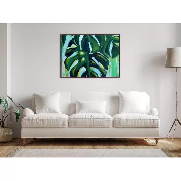 imageKate and Laurel Sylvie Blank Framed Canvas Wall Art 30x30 Natural Modern Empty Canvas for PaintYourOwn Art Premium Canvas Already FramedBrown