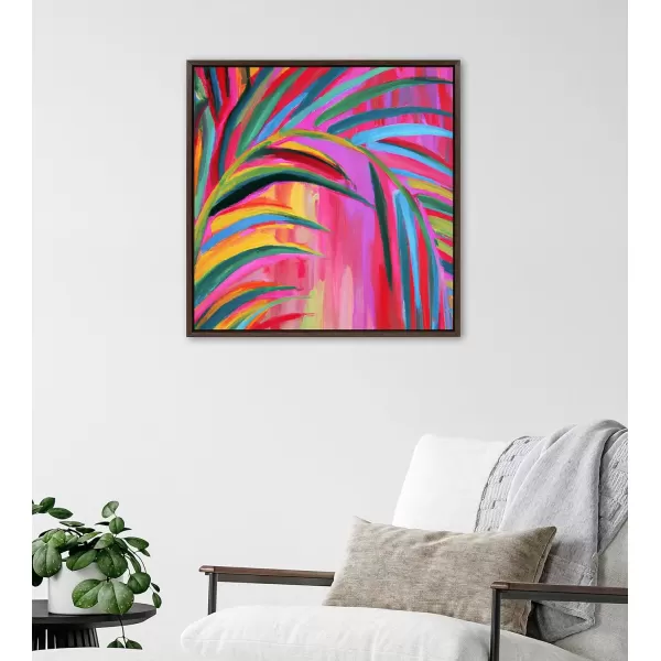 imageKate and Laurel Sylvie Blank Framed Canvas Wall Art 30x30 Natural Modern Empty Canvas for PaintYourOwn Art Premium Canvas Already FramedBrown
