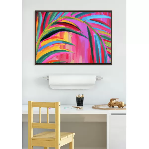 imageKate and Laurel Sylvie Blank Framed Canvas Wall Art 30x30 Natural Modern Empty Canvas for PaintYourOwn Art Premium Canvas Already FramedBrown