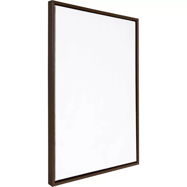 imageKate and Laurel Sylvie Blank Framed Canvas Wall Art 30x30 Natural Modern Empty Canvas for PaintYourOwn Art Premium Canvas Already FramedBrown